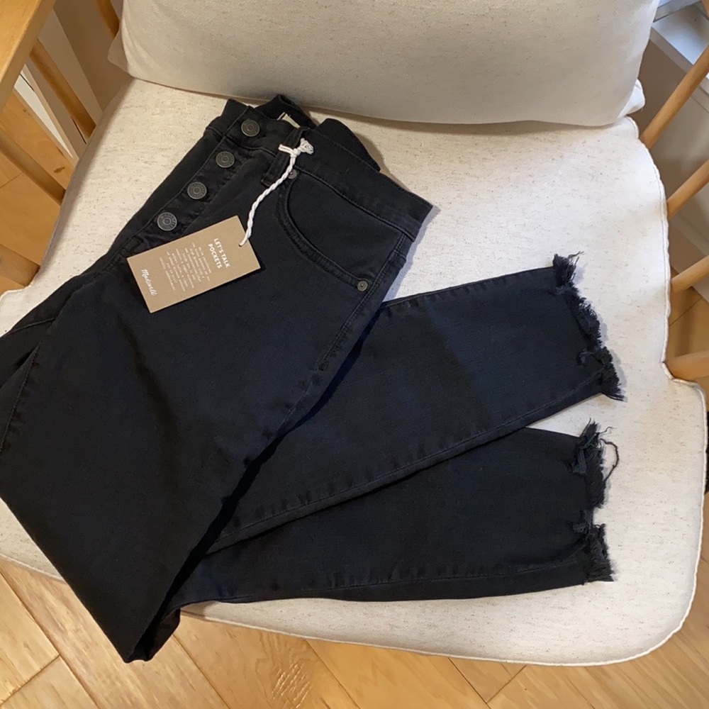 Madewell 29” high rise button up skinny jeans